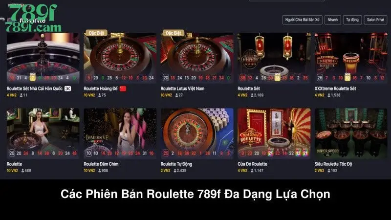 Roulette 789F - Tìm Hiểu Các Loại Cược Và Mẹo Chơi Hiệu Quả