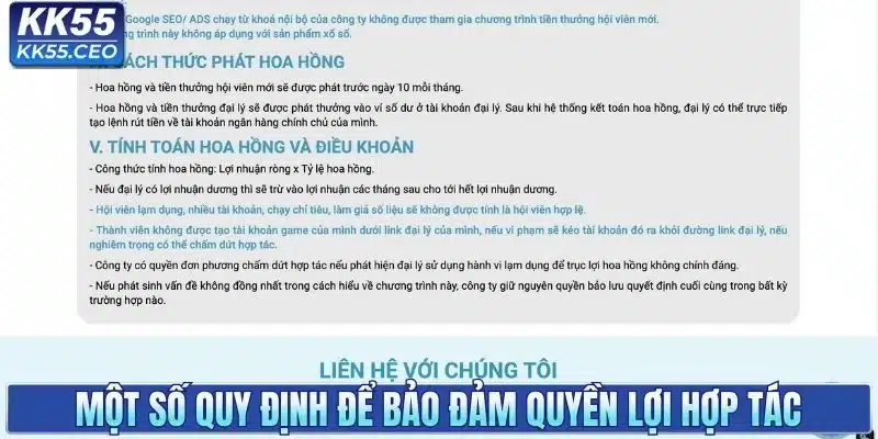 Chính Sách Đại Lý KK55 Nhận Hoa Hồng Lên Đến 60%