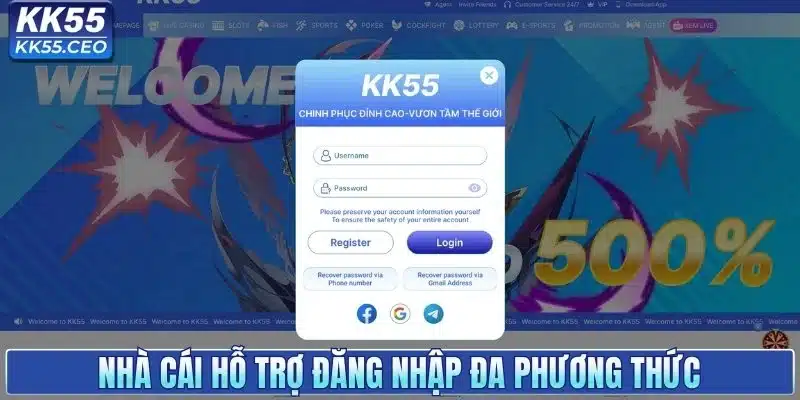 Đăng Nhập KK55 - Trải Nghiệm Kho Game Đỉnh Cao Châu Á