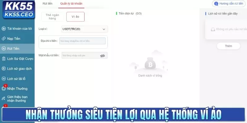 Rút Tiền KK55 - Quy Trình Nhận Thưởng Nhanh Chóng, An Toàn