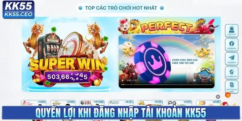 Đăng Nhập KK55 - Trải Nghiệm Kho Game Đỉnh Cao Châu Á