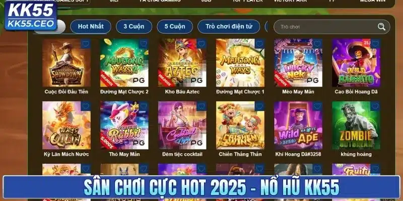 Nổ Hũ KK55 - Sân Chơi Săn Thưởng Cực Khủng Hot Nhất 2026